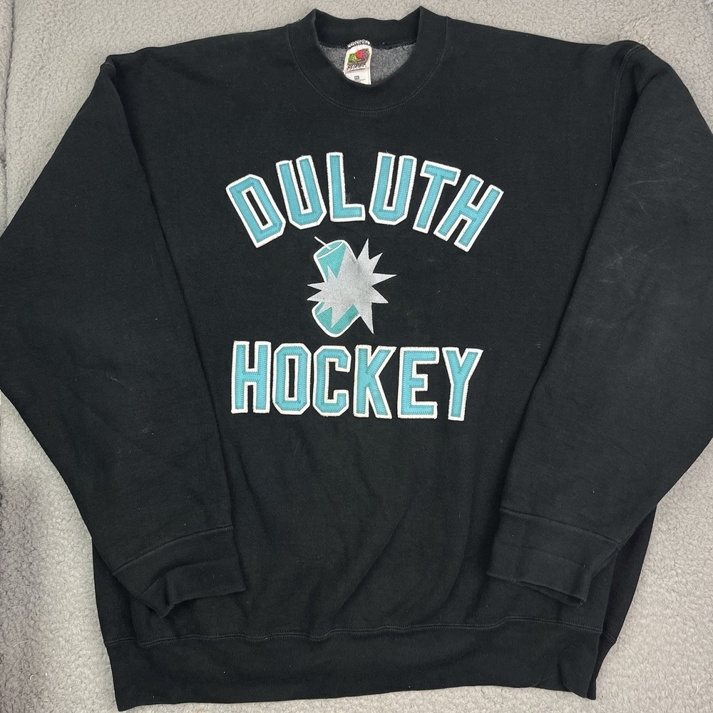 Vintage Duluth Dynamite Hockey Sweater Minnesota High School Hockey‎ Girls 90s